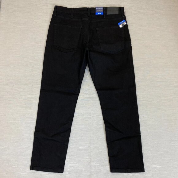 Lucky Brand 410 Jeans Mens 36 x 30 Black Denim Pants Straight Leg - Picture 3 of 13